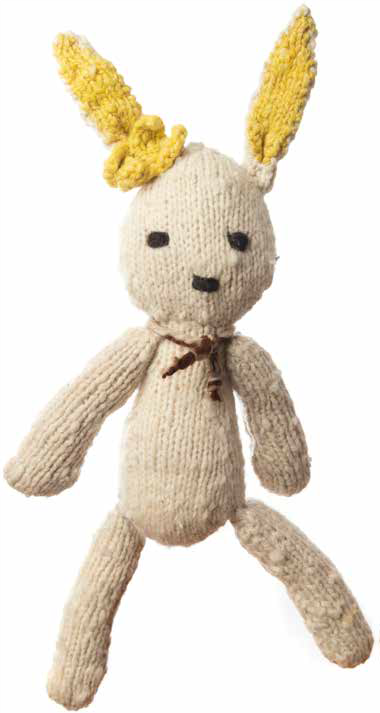 Ditsy Rabbit - Cream - Large